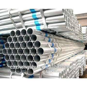 China tubulação de aço galvanizado quente / tubulação sem emenda galvanizada / tubulação galvanizada ERW / BS1387-1985 / Q235 / SS400